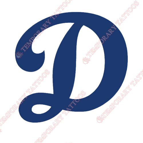 Oklahoma City Dodgers Customize Temporary Tattoos Stickers NO.8200